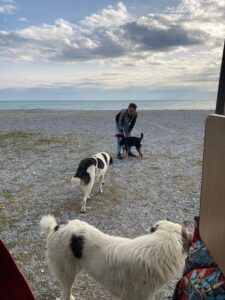 Route vers la péninsule de Sithonie